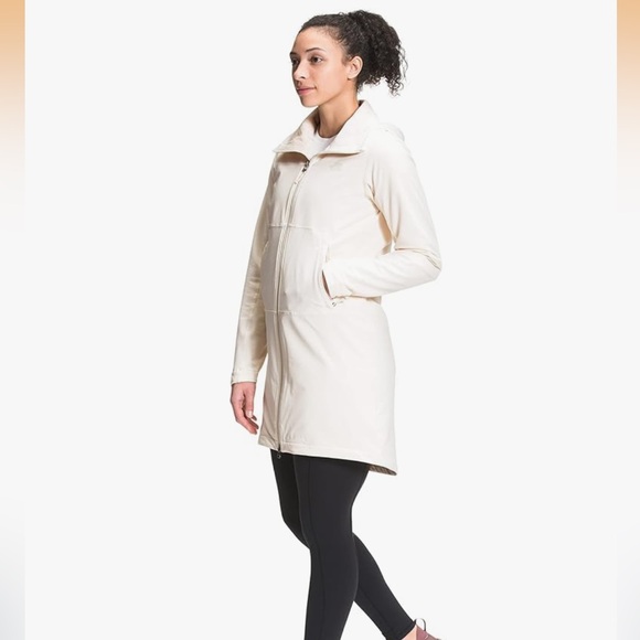 The North Face Shelbe Raschel Parka Long Jacket Full Zip Fleece Lined White L - Picture 2 of 14